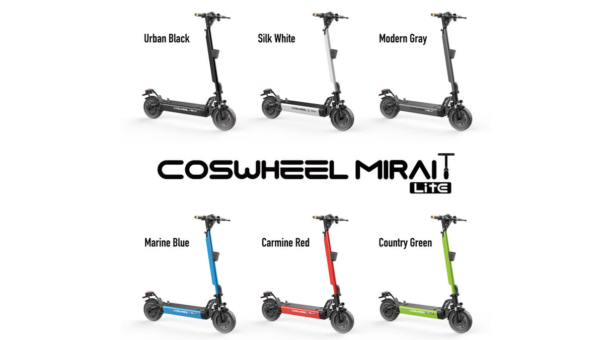 特定小型原付　COSWHEEL MIRAI T Lite　モデル詳細